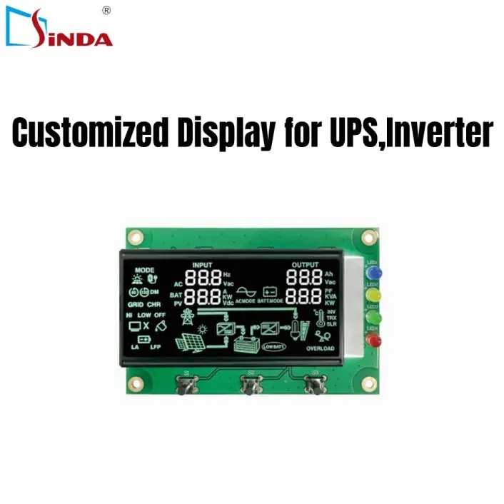 Customized Displays for UPS and Inverter Solutions