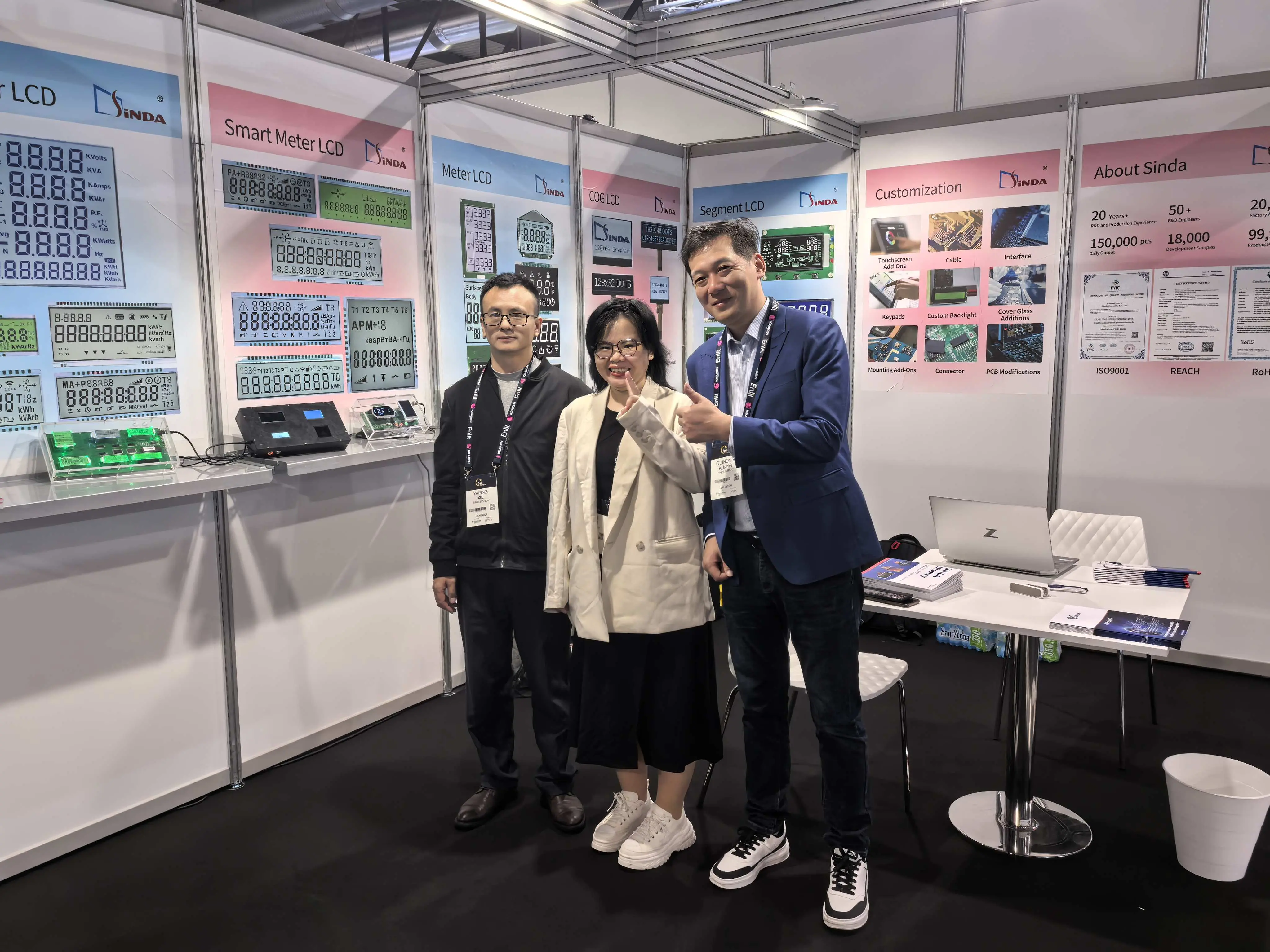 Sinda Display at Enlit Europe 2024