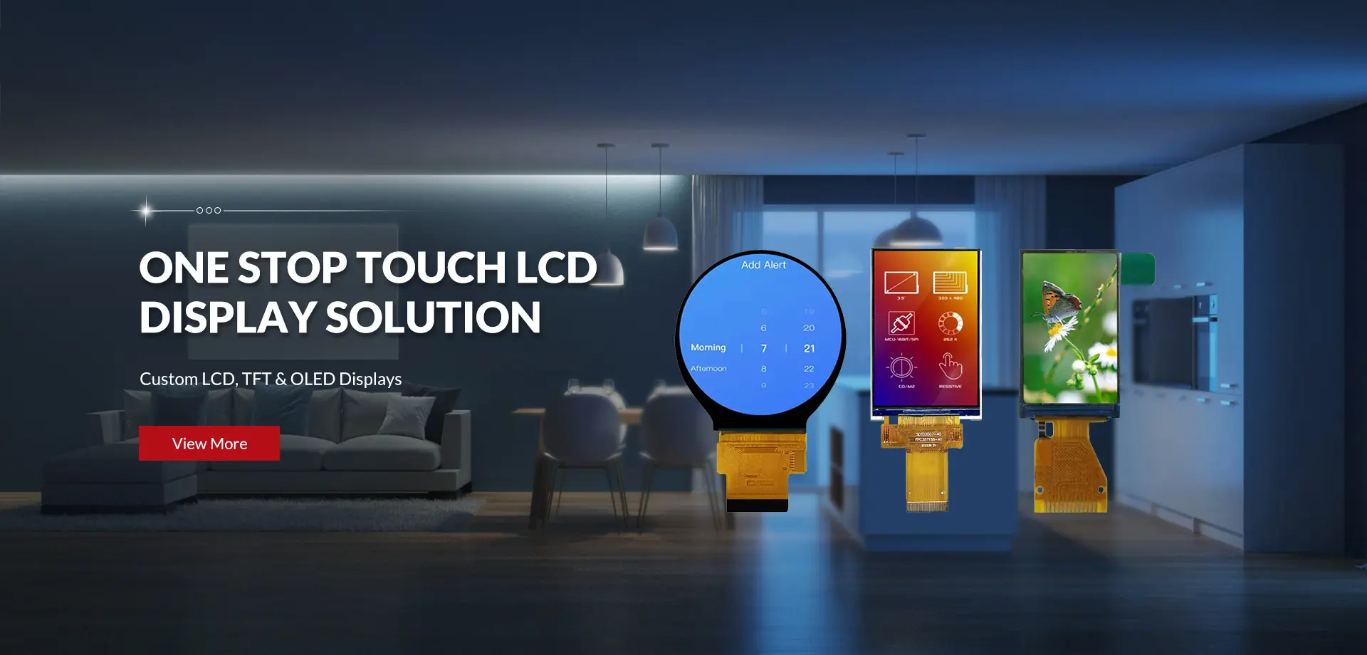 Custom LCD, TFT & OLED Displays