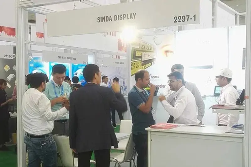 Sinda Display at Electronica India 2017